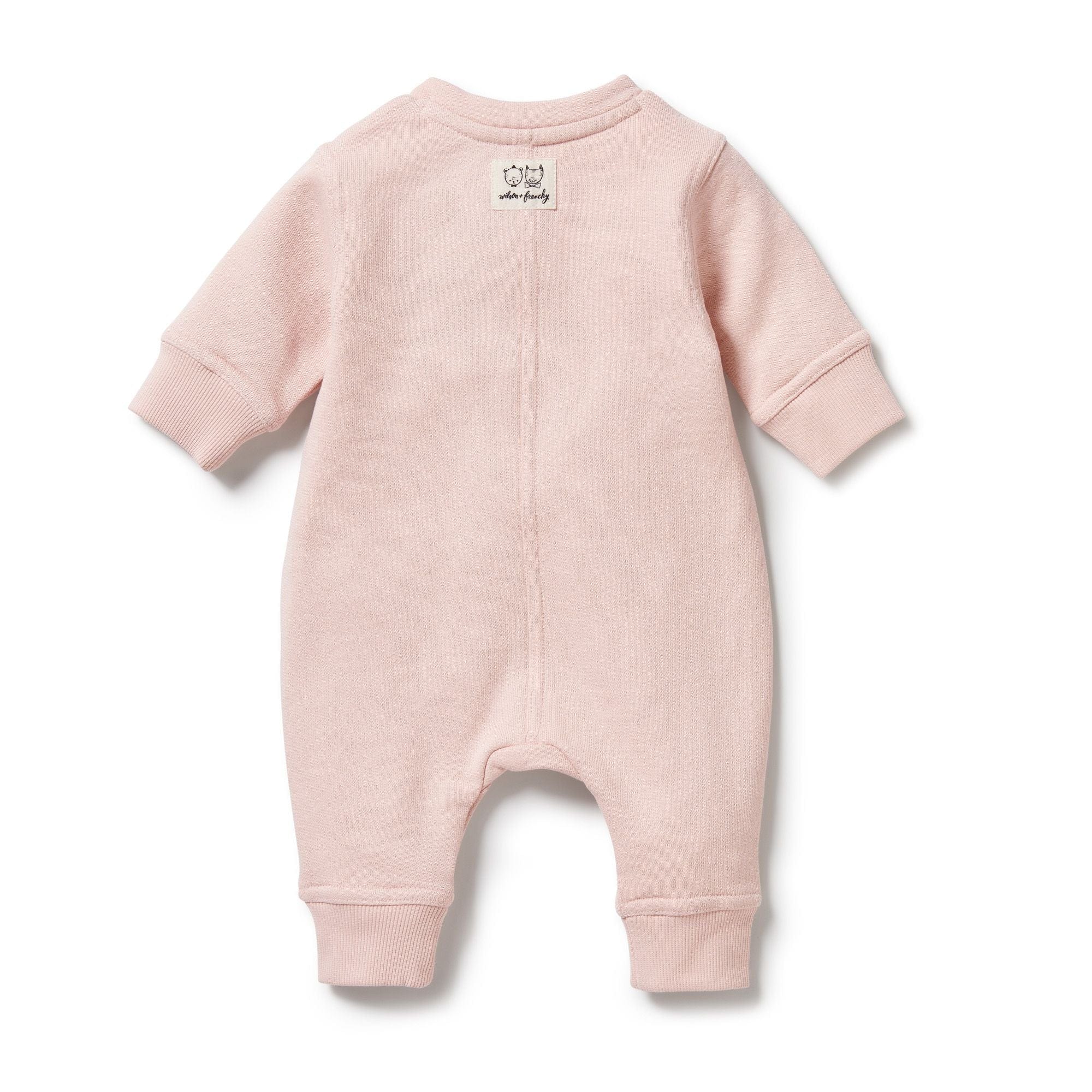 Wilson & Frenchy Girls All In One Rose Organic Terry Growsuit