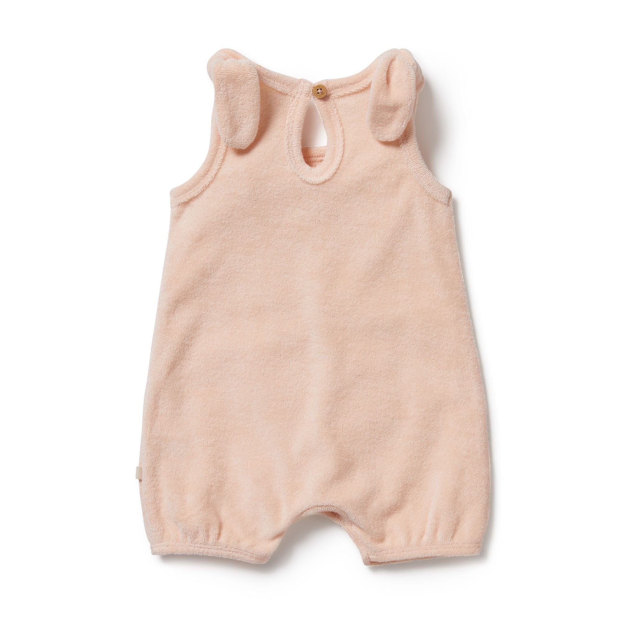 Wilson & Frenchy Girls All In One Sunshine Organic Terry Tie Playsuit
