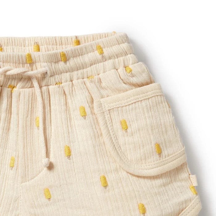 Wilson & Frenchy Girls Bottoms Ice Pops Organic Crinkle Short