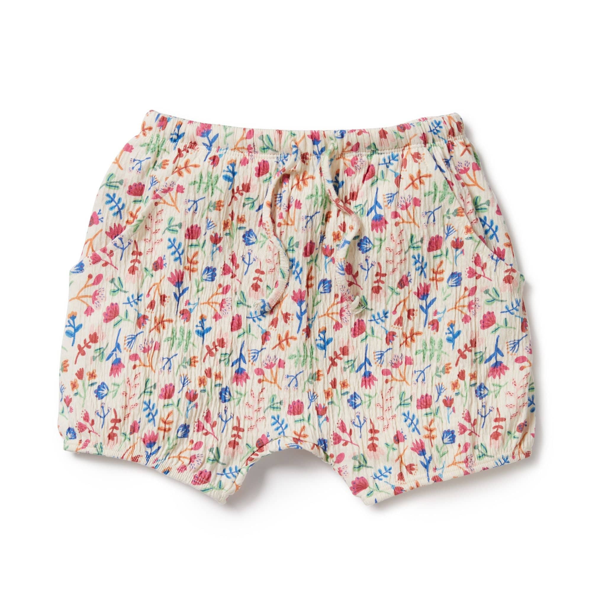 Wilson & Frenchy Girls Bottoms Tropical Garden Crinkle Bloomer Short