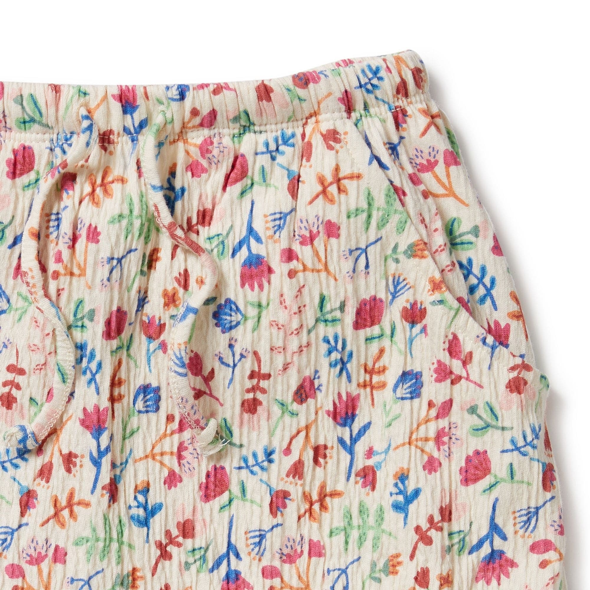 Wilson & Frenchy Girls Bottoms Tropical Garden Crinkle Bloomer Short