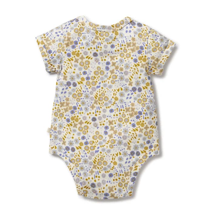 Wilson & Frenchy Girls Onesie Little Meadow Organic Bodysuit