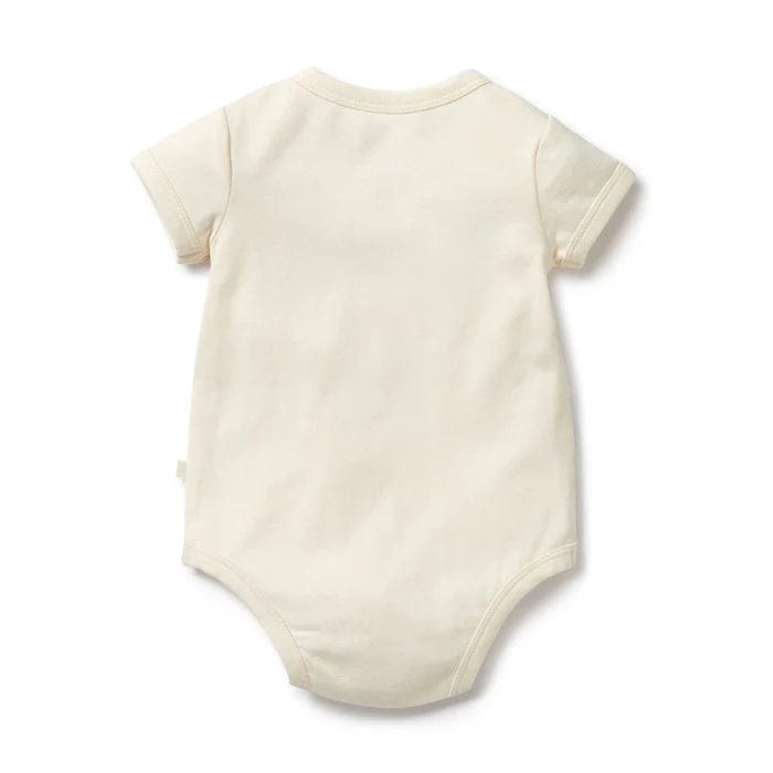 Wilson & Frenchy Girls Onesie Peachy Organic Bodysuit