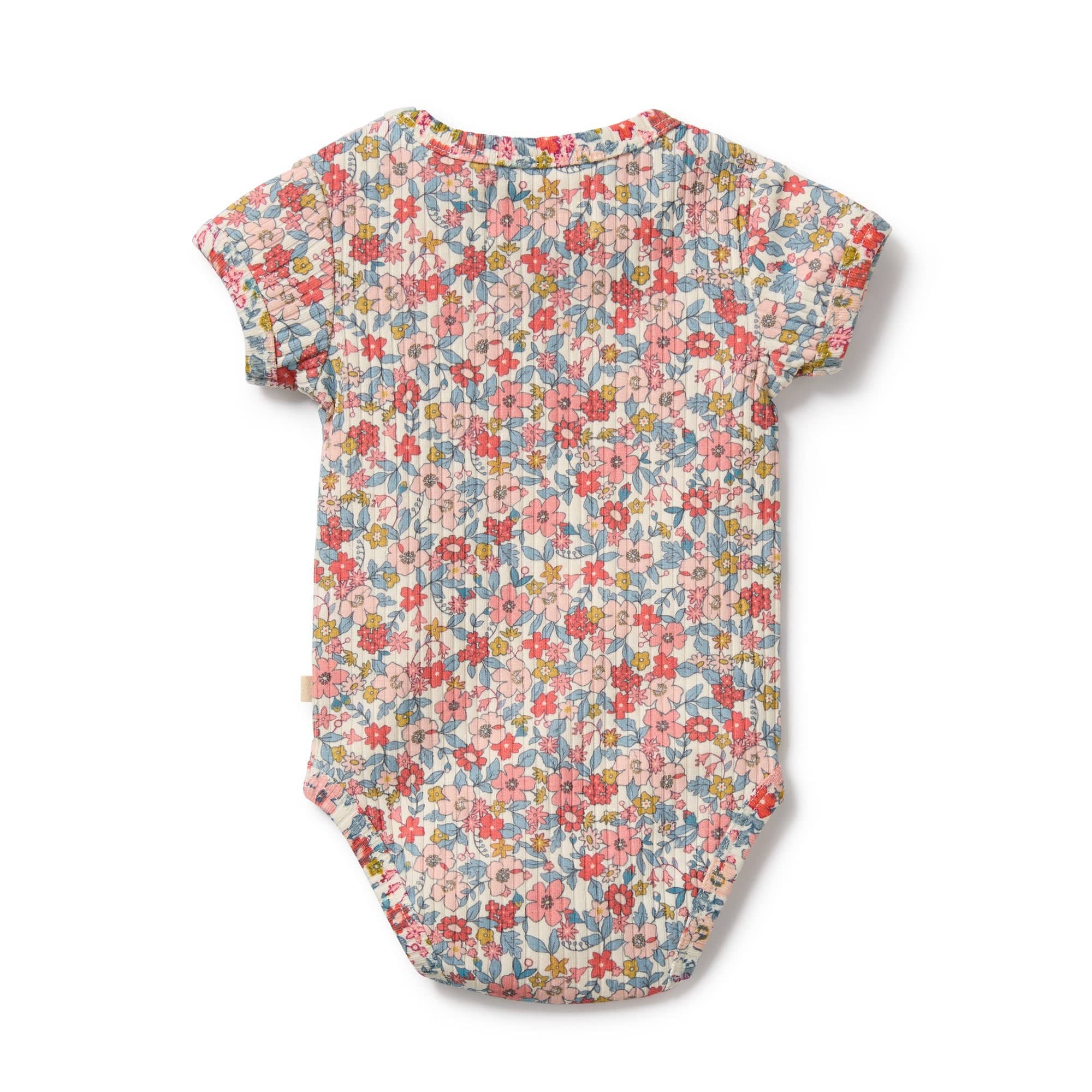 Wilson & Frenchy Girls Onesie Summer Bloom Organic Bodysuit