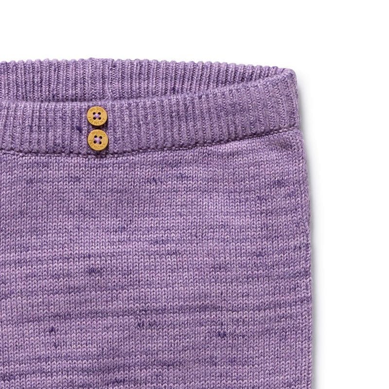 Wilson & Frenchy Girls Pants Mulberry Organic Knitted Legging