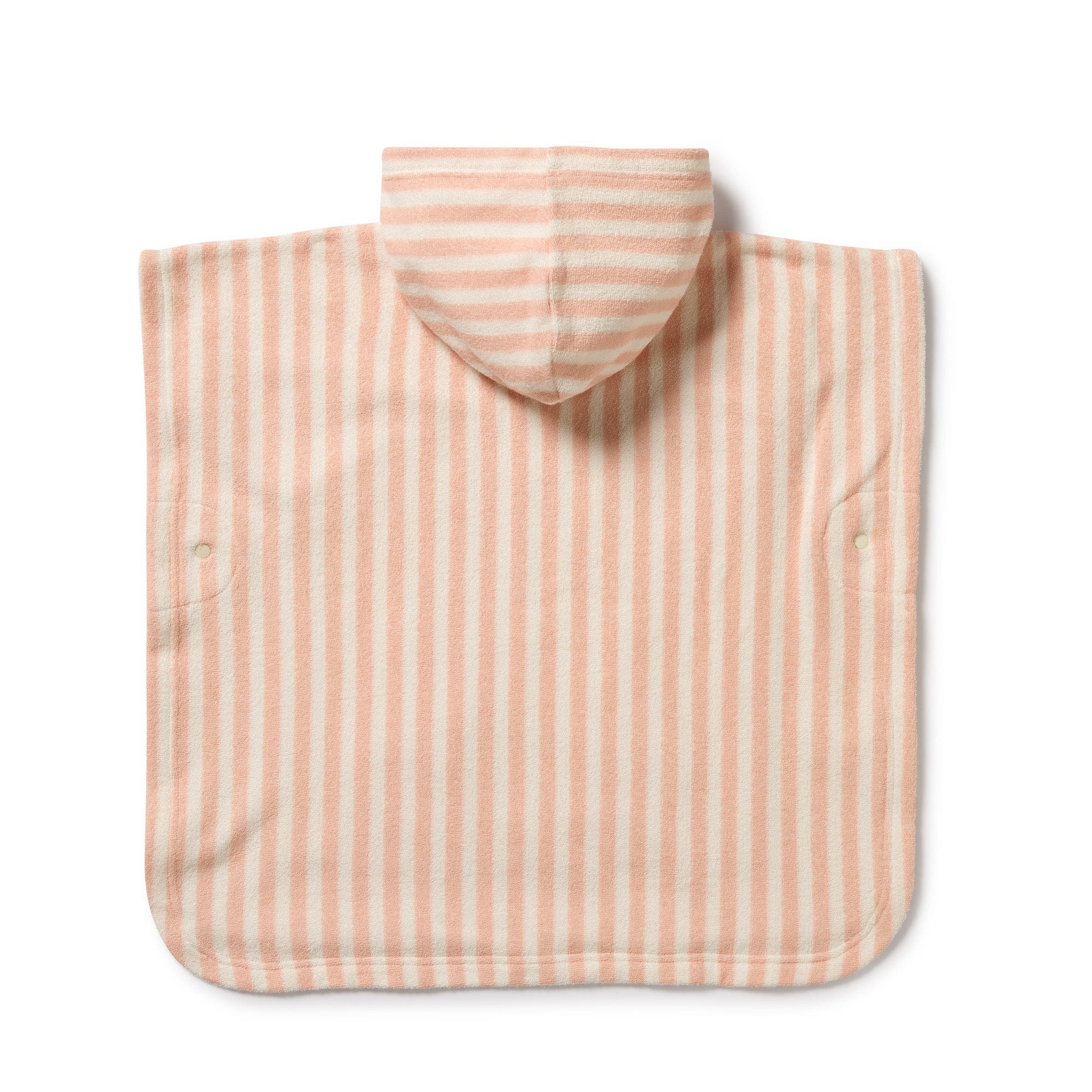 Wilson & Frenchy Girls Swimwear Strawberry Wave Organic Terry Hooded Poncho