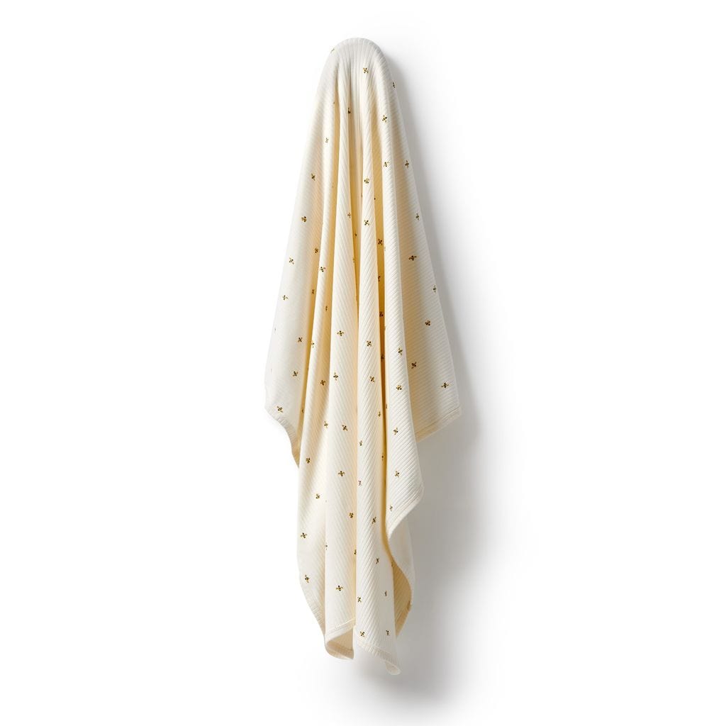 Wilson & Frenchy Linen Blankets Bee Mine Organic Bunny Rug