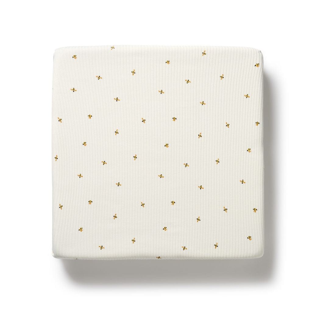 Wilson & Frenchy Linen Blankets Bee Mine Organic Cot Sheet