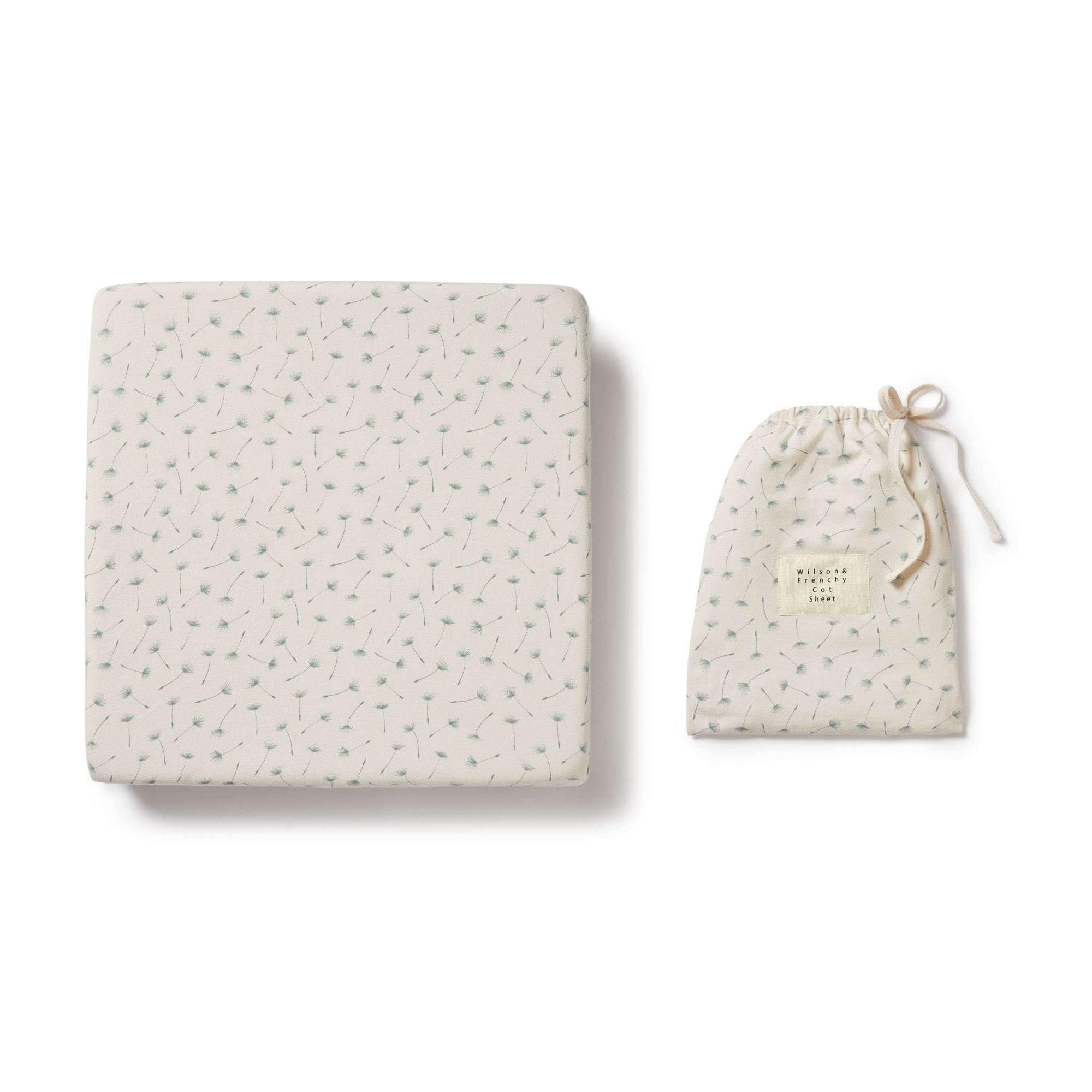 Wilson & Frenchy Linen Blankets Float Away Organic Cot Sheet