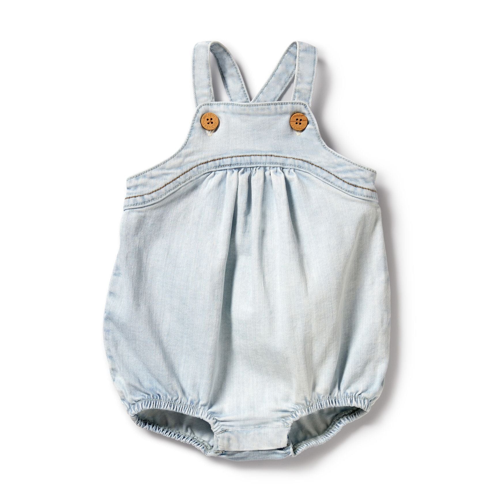 Wilson & Frenchy Unisex Onesie Denim Bodysuit