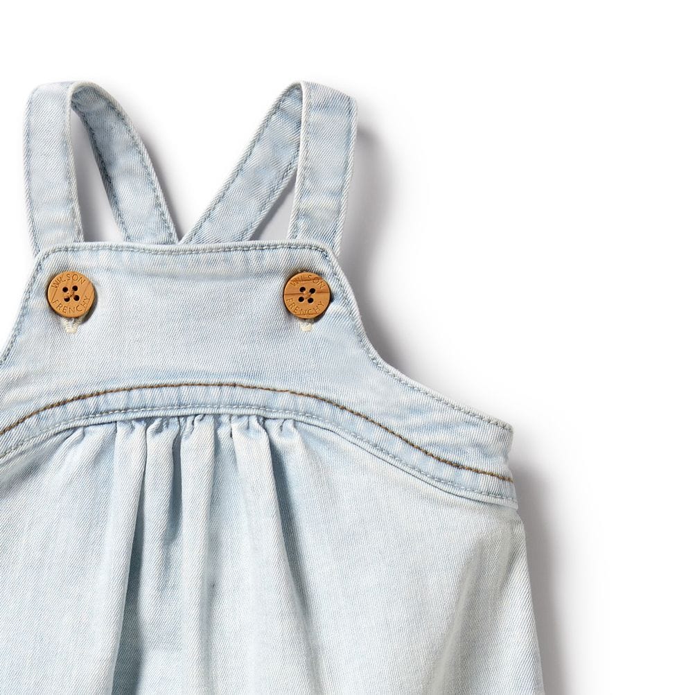 Wilson & Frenchy Unisex Onesie Denim Bodysuit