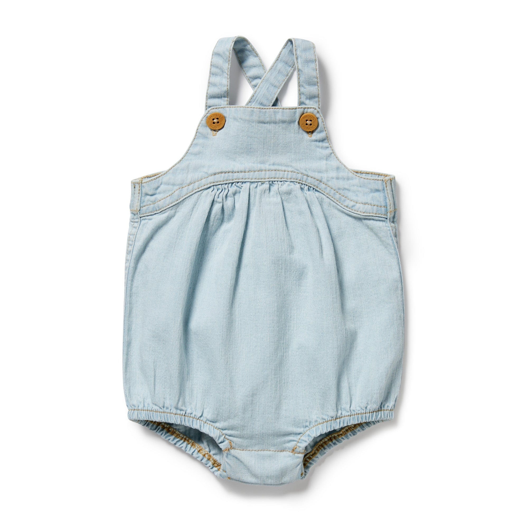 Wilson & Frenchy Unisex Onesie Organic Denim Bodysuit