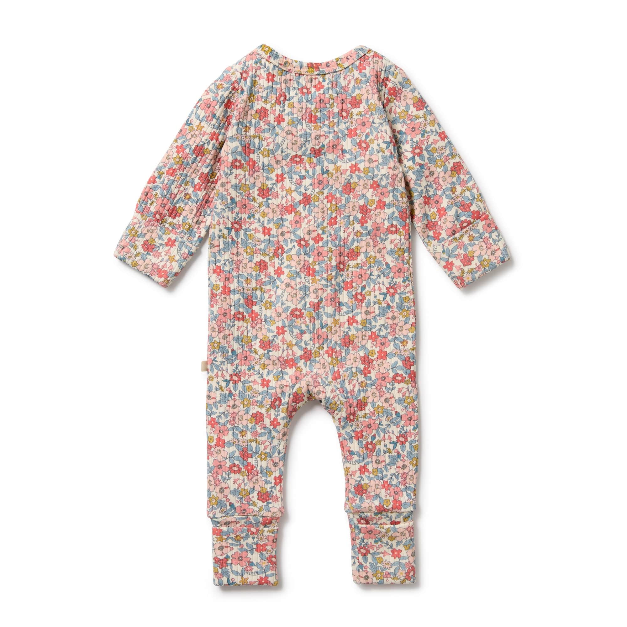 Wilson & Frenchy Unisex Onesie Summer BloomOrganic Zipsuit with Feet