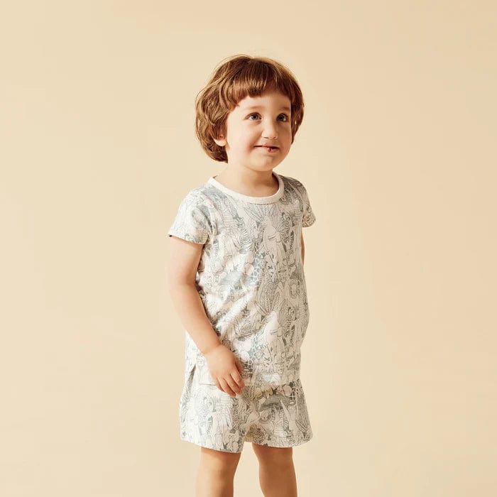 Wilson & Frenchy Unisex Sleepware Hello Friends Organic Short Sleeved Pyjamas