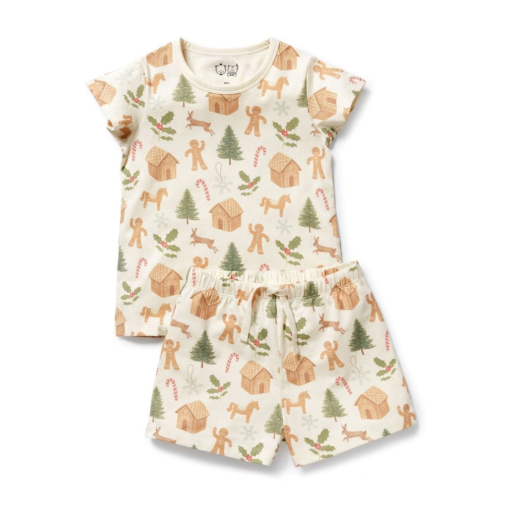 Wilson & Frenchy Unisex Sleepware Holly Jolly Magic Short Sleeved Pyjamas