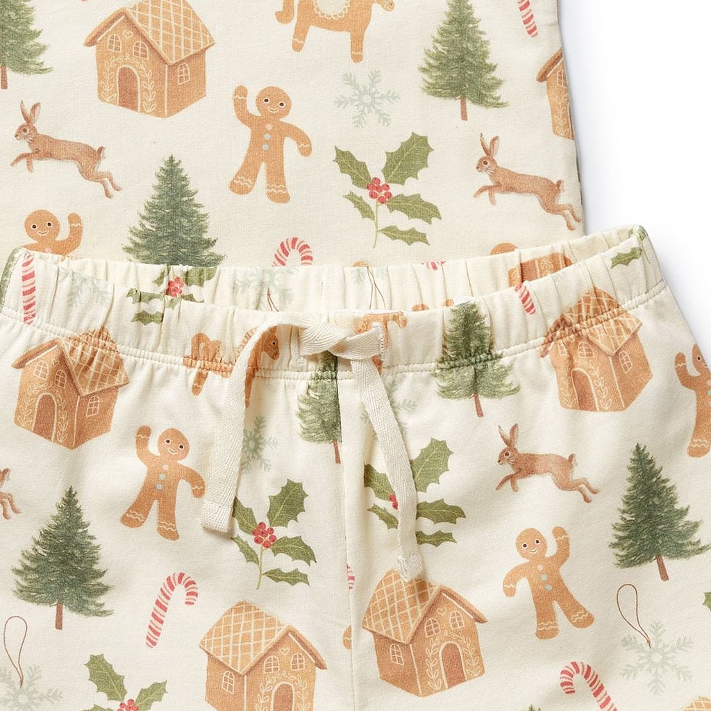 Wilson & Frenchy Unisex Sleepware Holly Jolly Magic Short Sleeved Pyjamas