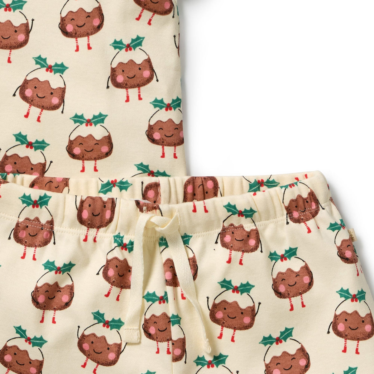 Wilson & Frenchy Unisex Sleepware Little Pudin Organic Rib Short Sleeved Pyjamas