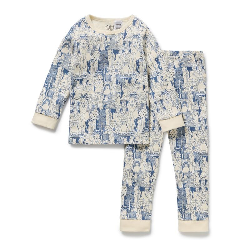 Wilson & Frenchy Unisex Sleepware Woodland Adventures Organic Long Sleeved Pyjama