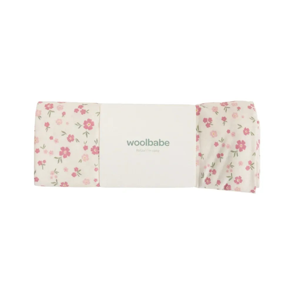 Woolbabe Accessory Blanket Merino/Organic Cotton Swaddle/Blanket - Vintage Bloom