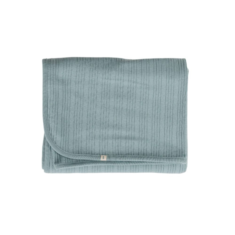 Woolbabe Accessory Blanket Organic Cotton/Merino Swaddle Blanket - Tide Marl
