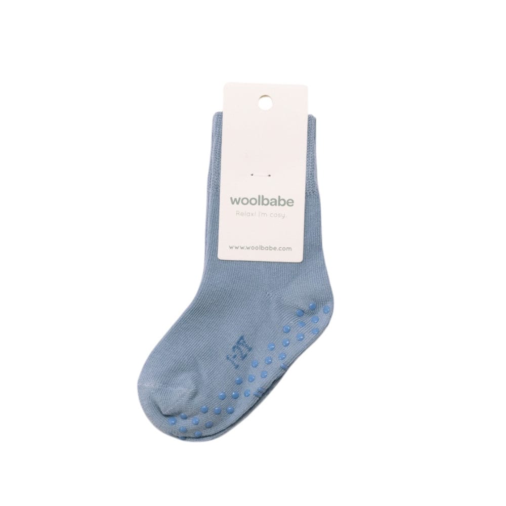 Woolbabe Accessory Socks Merino & Organic Cotton Sleepy Socks - Glacier