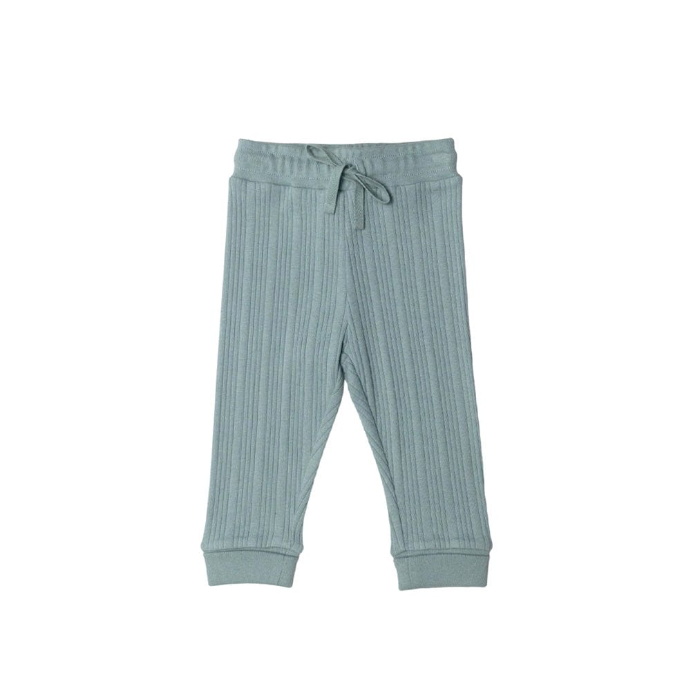 Woolbabe Boys Pants Tide Marl / NB Organic Cotton/Merino Relaxed Pants