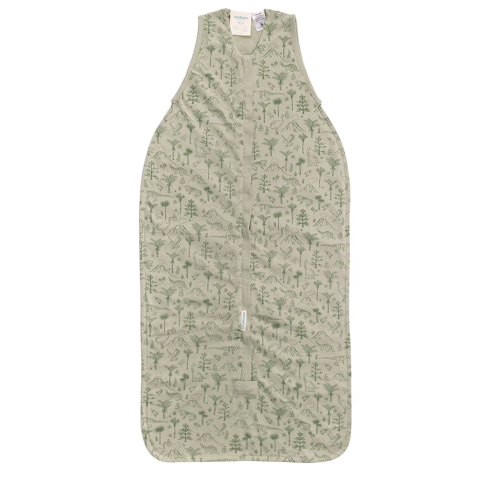 Woolbabe Linen 3-24M 3 Seasons Front Zip Merino/Organic Cotton Sleeping Bag - Flax Zealandia