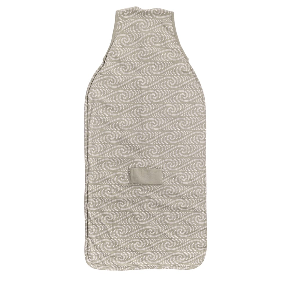 Woolbabe Linen 3-24M 3 Seasons Front Zip Sleeping Bag - Flax Ngaru