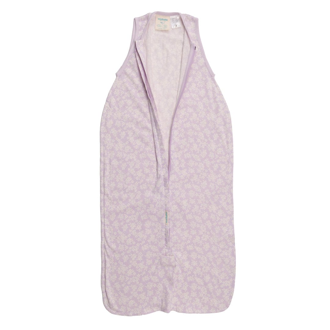 Woolbabe Linen 3-24M Woolbabe Summer Sleeping Bag - Mauve Manuka