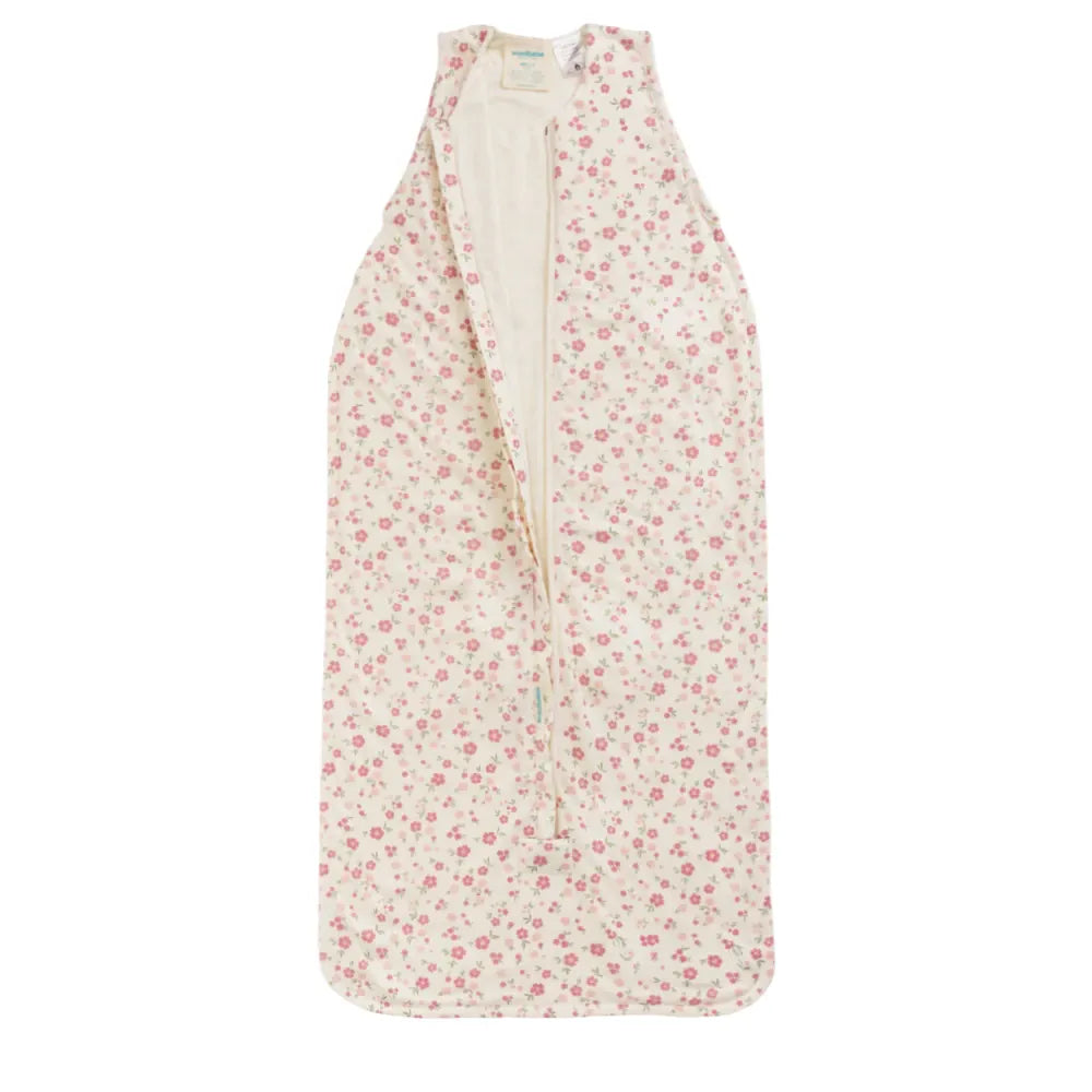 Woolbabe Linen 3 Seasons Front Zip Sleeping Bag - Vintage Bloom