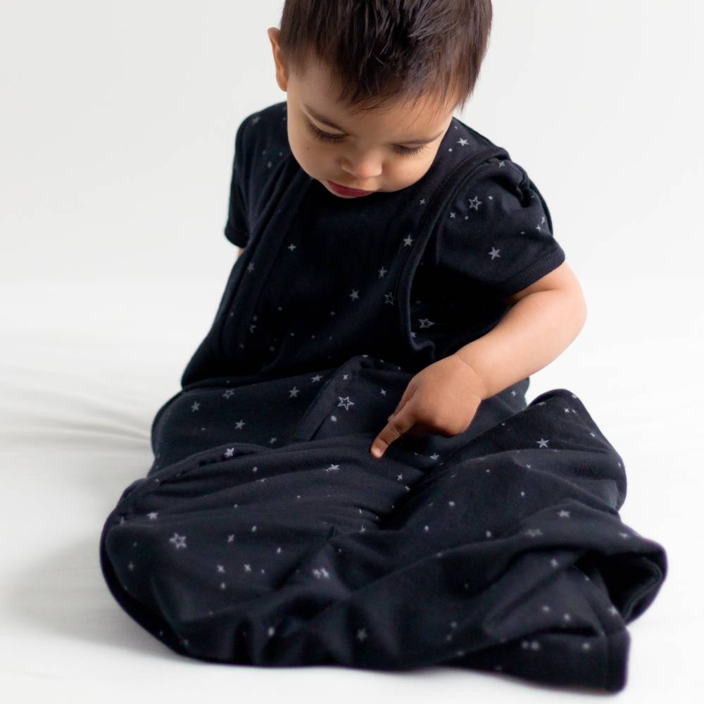 Woolbabe Linen Woolbabe 3-Seasons Front Zip - Night Stars