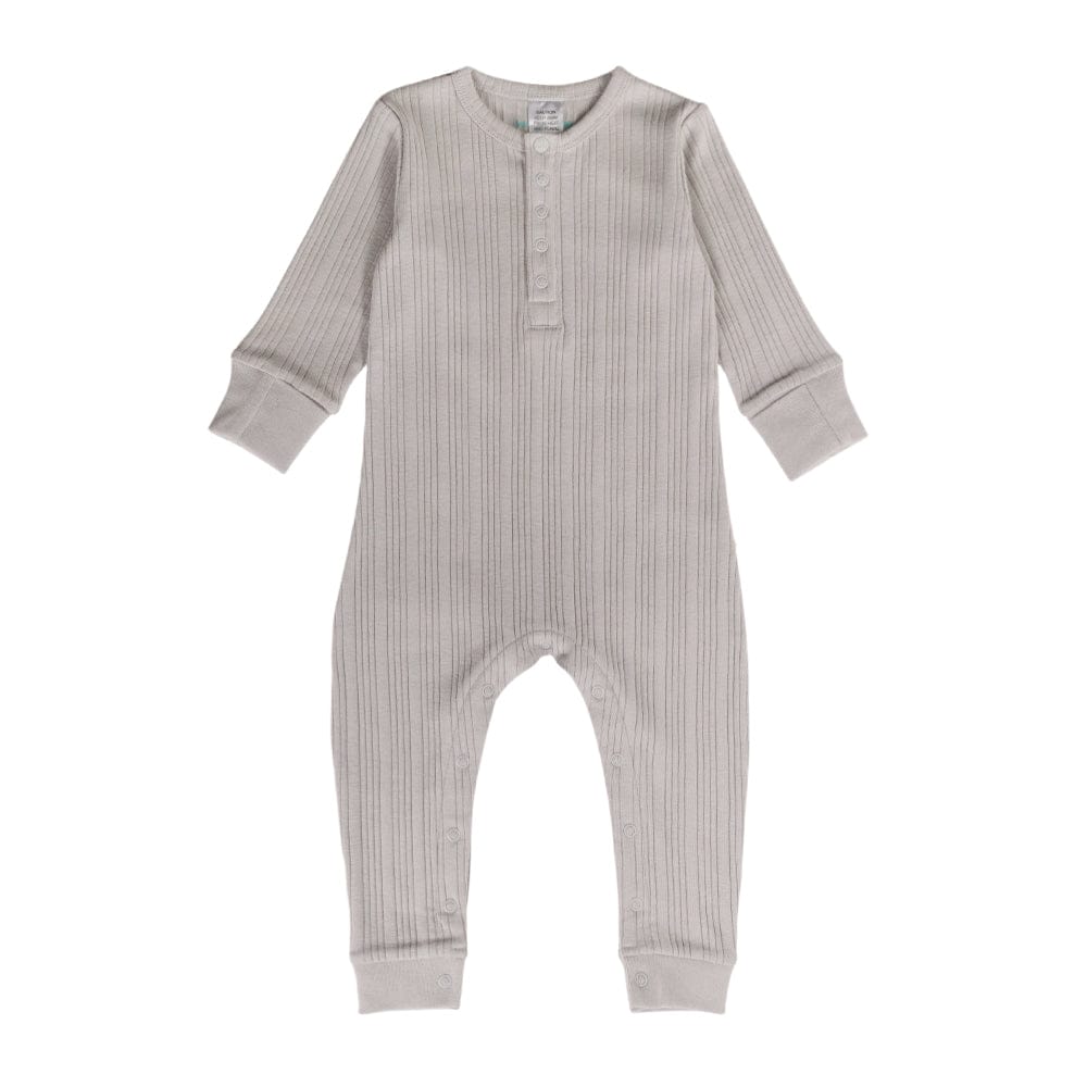 Woolbabe Unisex Onesie Woolbabe Long Sleeve Henley Suit