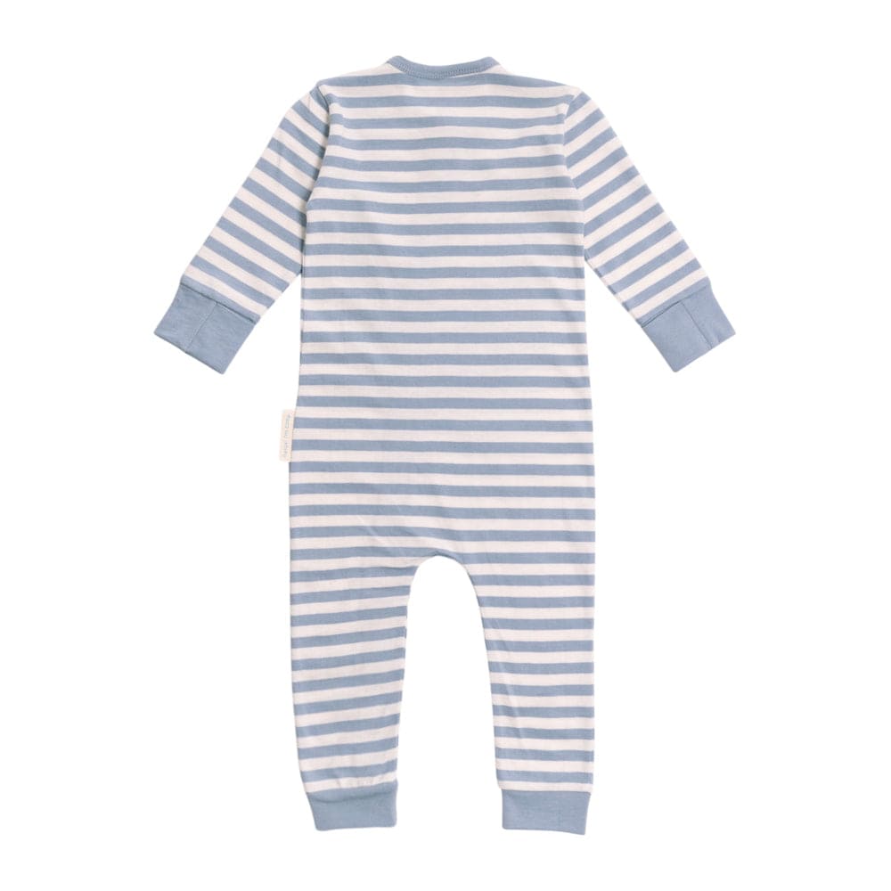 Woolbabe Unisex Sleepware Merino/Organic Cotton PJ Suit - Glacier