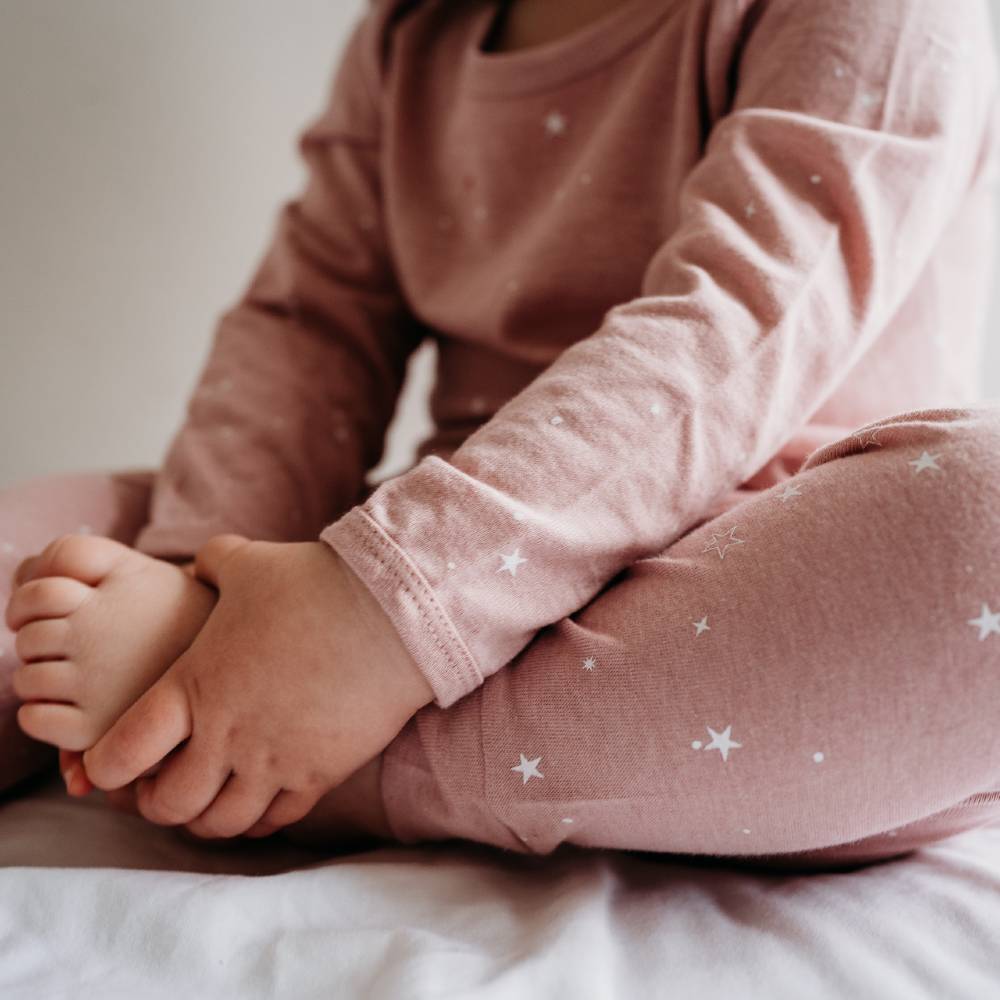 Woolbabe Unisex Sleepware Merino/Organic Cotton Winter Pyjamas - Dusk Stars