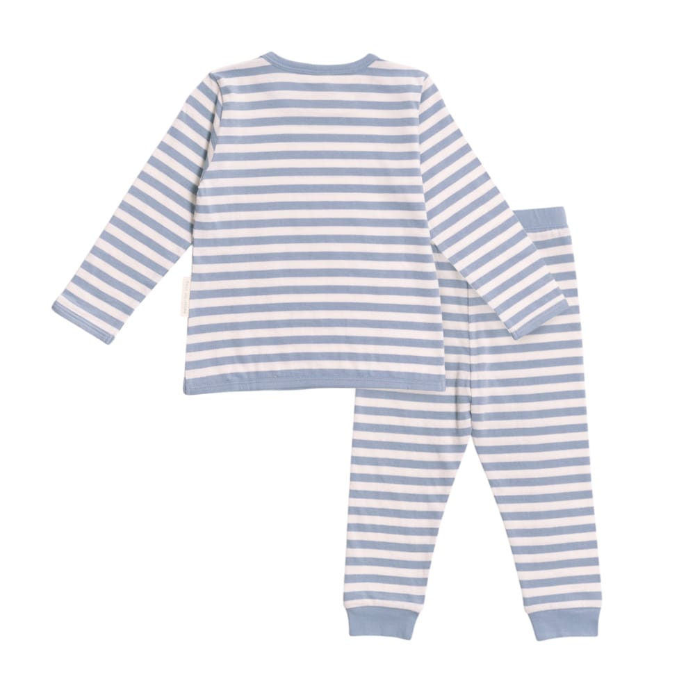 Woolbabe Unisex Sleepware Merino/Organic Cotton Winter Pyjamas - Glacier