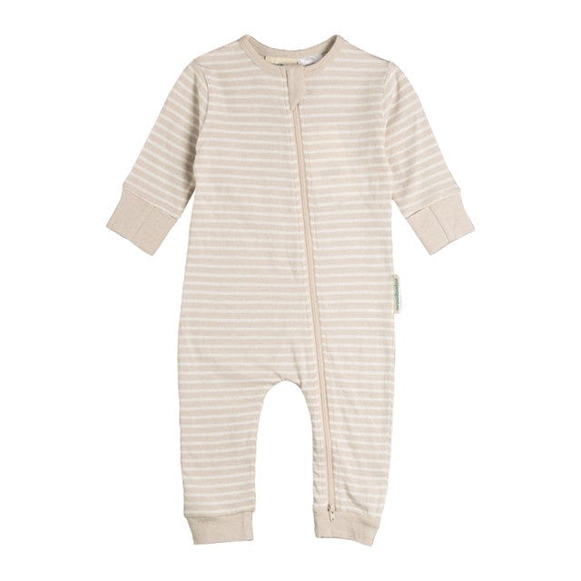 Woolbabe Unisex Sleepware Woolbabe Merino/Organic Cotton PJ Suit - Dune Stripe