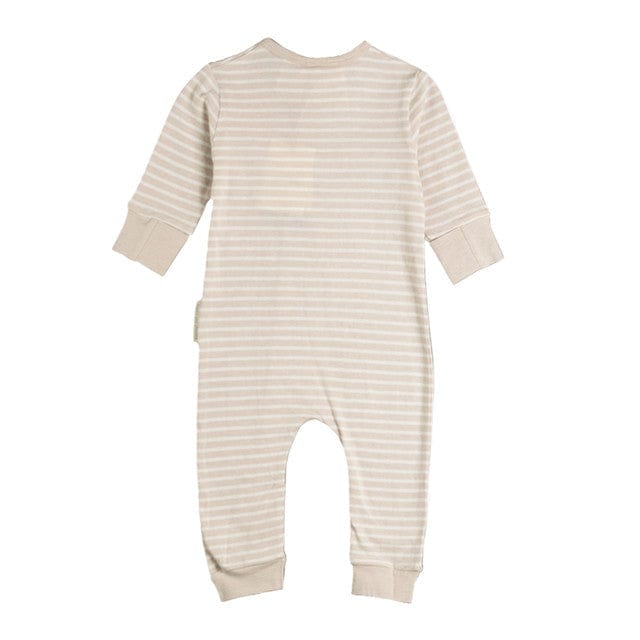 Woolbabe Unisex Sleepware Woolbabe Merino/Organic Cotton PJ Suit - Dune Stripe