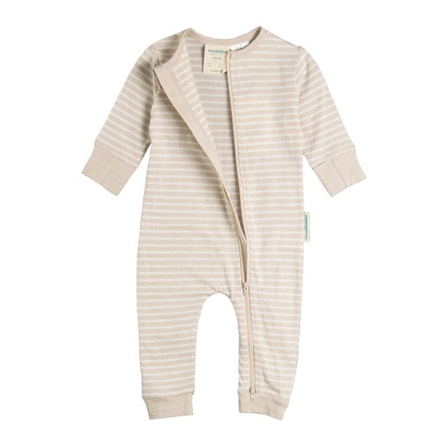 Woolbabe Unisex Sleepware Woolbabe Merino/Organic Cotton Pyjama Suit - Dune