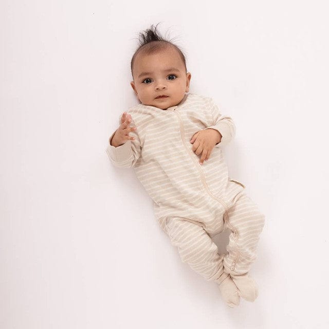 Woolbabe Unisex Sleepware Woolbabe Merino/Organic Cotton Pyjama Suit - Dune