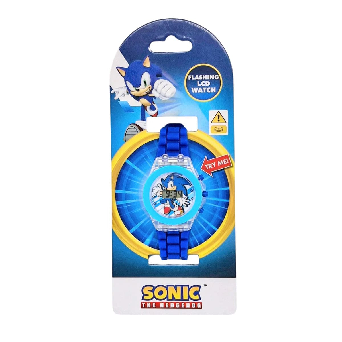 You Monkey Boys Accessory Light Up Sonic The Hedgehog Watch