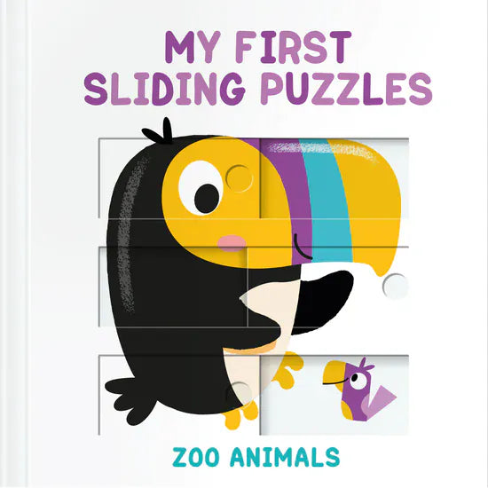 Yoyo Books Childrens Books My First Sliding Puzzles - Zoo Animals