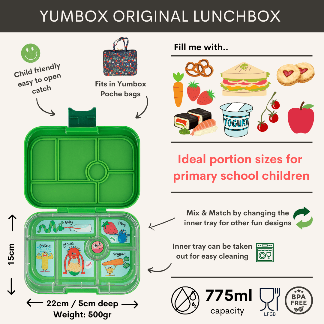 Yumbox Accessory Feeding Yumbox Original - Jurassic Green