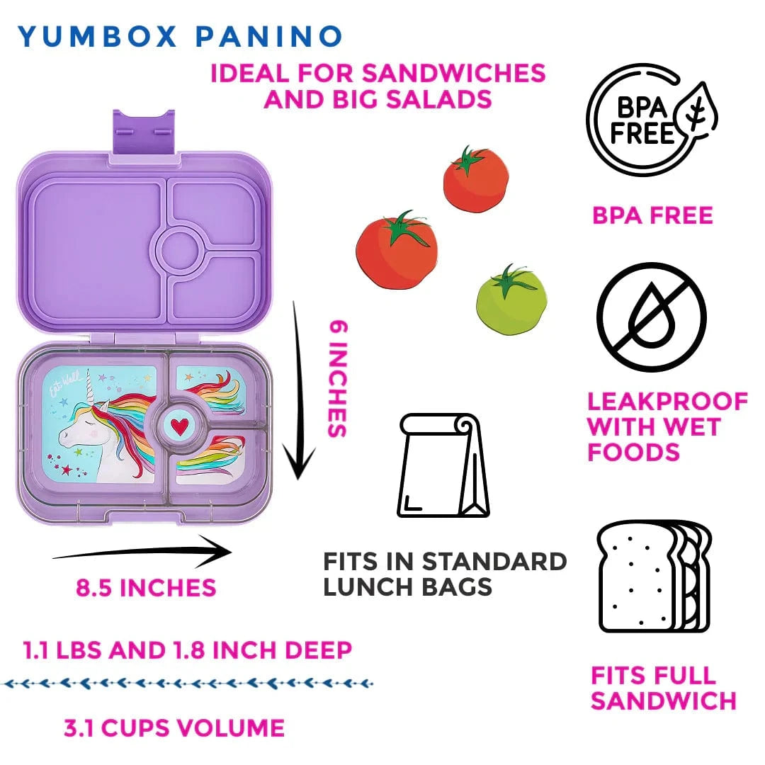 Yumbox Accessory Feeding Yumbox Panino - Lavande Purple (Unicorn)