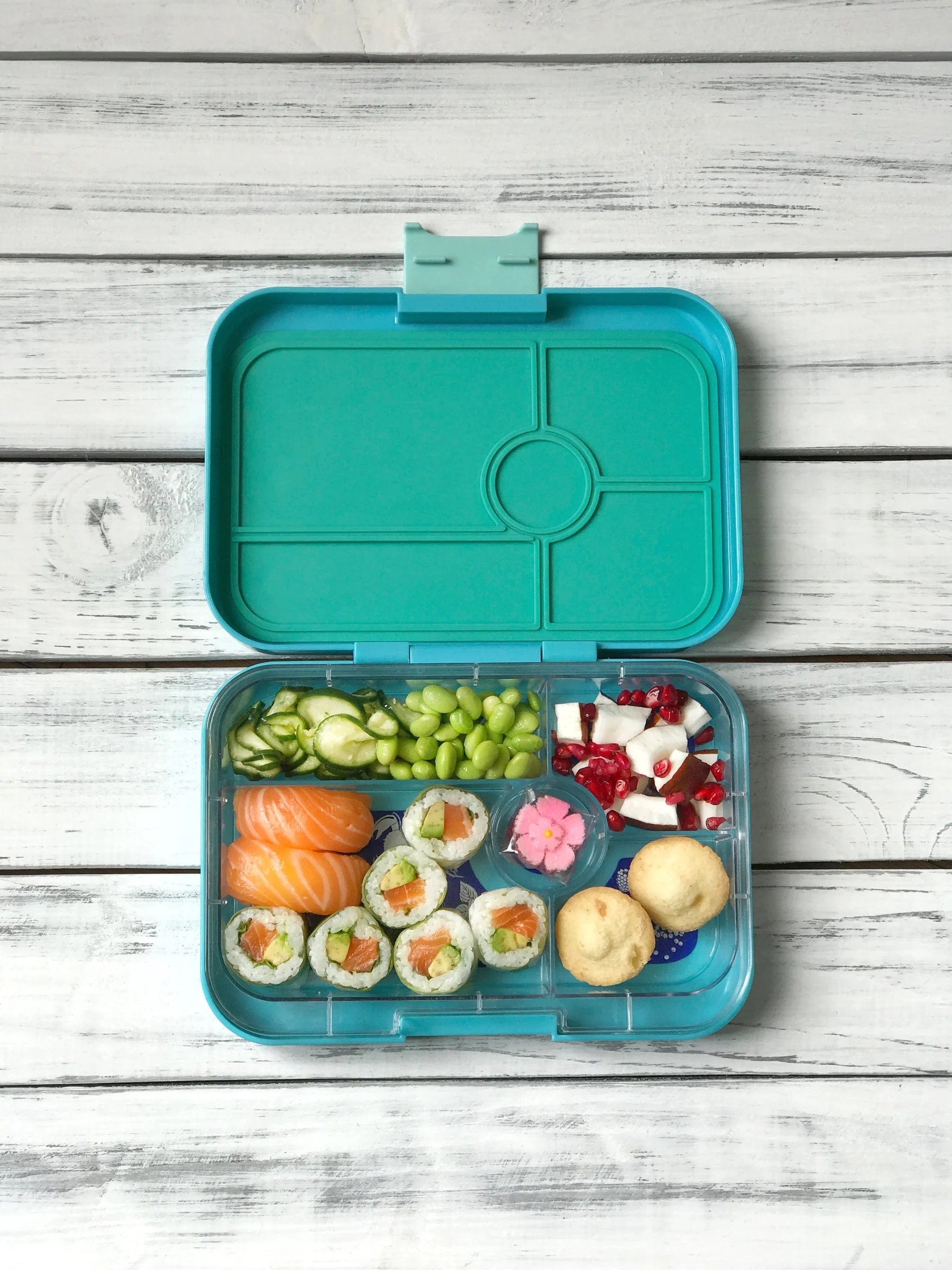 Yumbox Accessory Feeding Yumbox Tapas -Antibes Blue (Jungle Tray)