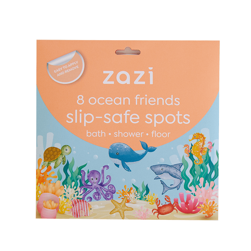 Zazi Bath Ocean Friends Slip-Safe Bath Spots