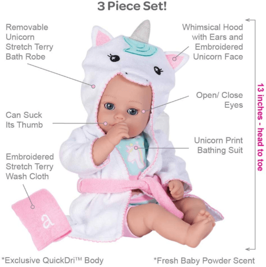 BathTime Baby - Unicorn - Parnell Baby Boutique