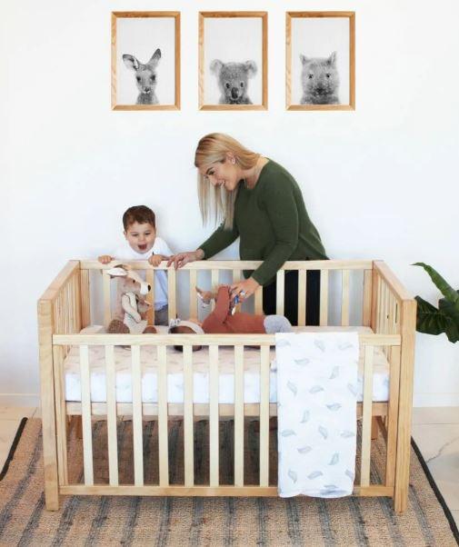 Babyhood Furniture Nursery Babyhood Lulu Cot 4 in 1