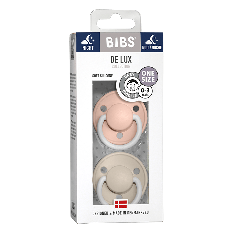 Bibs Baby Accessory BIBS De Lux Silicone 2 Pack - Night Glow - One Size