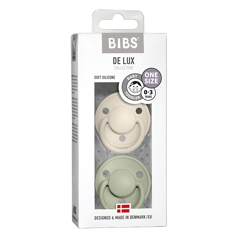 Bibs Baby Accessory BIBS De Lux Silicone 2 Pack - One Size