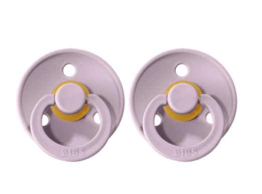 Bibs Baby Care Dusky Lilac BIBS Pacifier 2 Pack - Size 1 (0-6M)